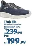 Oferta de FILA - Tenis Fila por R$239,98 em Sam's Club