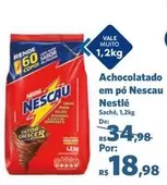 Oferta de Nestlé - Achocolatado Em Pó Nescau por R$18,98 em Sam's Club