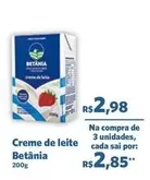 Oferta de Betânia - Creme De Leite por R$2,98 em Sam's Club