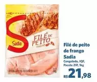 Oferta de Sadia - Filé De Peito De Frango por R$21,98 em Sam's Club