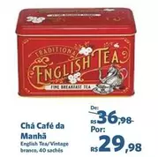 Oferta de Cha Café Da Manha por R$29,98 em Sam's Club