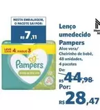 Oferta de Pampers - Lenço Umedecido por R$28,47 em Sam's Club