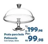 Oferta de Prato Para Bolo por R$99,98 em Sam's Club