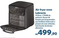 Oferta de Air Fryer Oven por R$499,9 em Sam's Club