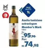 Oferta de Member's Mark - Azeite Tunciano Extravirgem por R$74,98 em Sam's Club