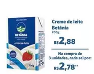 Oferta de Betânia - Creme De Leite por R$2,88 em Sam's Club