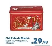 Oferta de Chá Café Da Manha por R$29,98 em Sam's Club