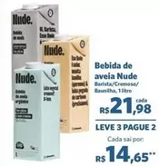 Oferta de Aveia - Bebida De Aveia por R$14,65 em Sam's Club