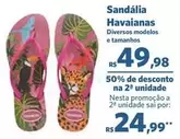 Oferta de Havaianas - Sandália por R$49,98 em Sam's Club