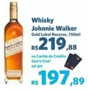 Oferta de Johnnie Walker - Whisky por R$219,88 em Sam's Club