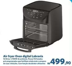 Oferta de Air Fryer Oven Digital por R$499,9 em Sam's Club