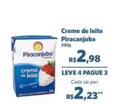 Oferta de Piracanjuba - Creme De Leite por R$2,98 em Sam's Club