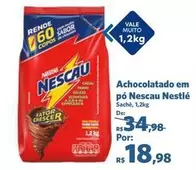 Oferta de Nestlé - Achocolatado em pó Nescau por R$18,98 em Sam's Club