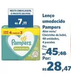 Oferta de Pampers - Lenço Umedecido por R$28,47 em Sam's Club