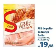 Oferta de Sadia - Filé De Peito De Frango por R$19,98 em Sam's Club