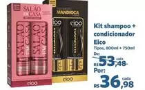 Oferta de Encasa - Kit Shampoo + Condicionador por R$36,98 em Sam's Club