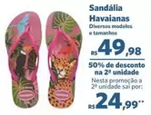 Oferta de Havaianas - Sandália por R$49,98 em Sam's Club