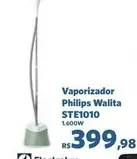 Oferta de Philips - Vaporizador Walita Ste1010 por R$399,98 em Sam's Club