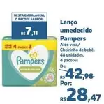 Oferta de Pampers - Lenço Umedecido por R$28,47 em Sam's Club