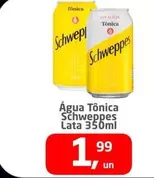 Oferta de Schweppes - Água Tônica por R$1,99 em Tenda Atacado