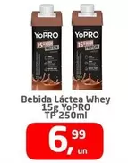 Oferta de Yopro - Bebida Láctea Whey 15g por R$6,99 em Tenda Atacado