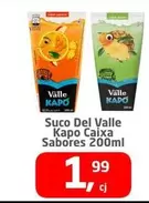 Oferta de Kapo - Suco Del Valle por R$1,99 em Tenda Atacado