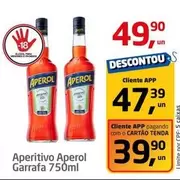 Oferta de Aperitivo Garrafa por R$49,9 em Tenda Atacado