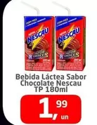 Oferta de Nescau - Bebida Láctea Sabor Chocolate TP por R$1,99 em Tenda Atacado