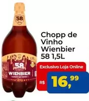 Oferta de Wienbier - Chopp De Vinho por R$16,99 em Tonin Superatacado