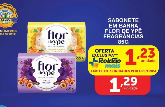 Oferta de Flor de ypê - Sabonete Em Barra por R$1,29 em Roldão