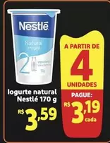 Oferta de Nestlé - Logurte Natural por R$3,59 em Mini Extra