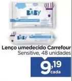 Oferta de Carrefour - Lenço Umedecido por R$9,19 em Carrefour