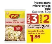 Oferta de Yoki - Pipoca Para Micro-ondas por R$2,79 em Carrefour