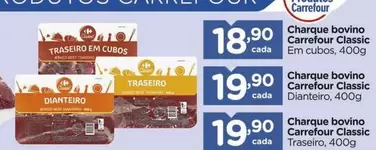 Oferta de Carrefour - Charque bovino classic por R$19,9 em Carrefour