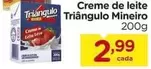 Oferta de Triângulo Mineiro - Creme De Leite por R$2,99 em Carrefour