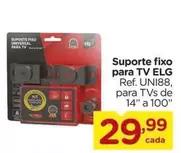 Oferta de Elg - Suporte Fixo Para Tv por R$29,99 em Carrefour