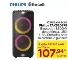 Oferta de Philips - Caixa De Som por R$107,94 em Carrefour