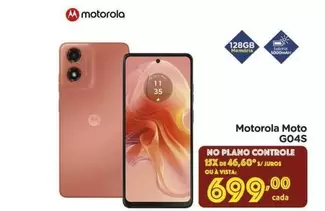 Oferta de Motorola - Moto GO4S por R$699 em Carrefour