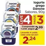 Oferta de Danone - Iogurte Grego por R$2,99 em Carrefour