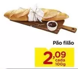 Oferta de Pão Filão por R$2,09 em Carrefour