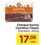 Oferta de Carrefour - Charque bovino Classic por R$17,98 em Carrefour