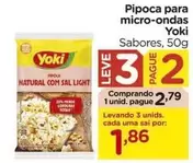 Oferta de Yoki - Pipoca Para Micro-ondas por R$2,79 em Carrefour