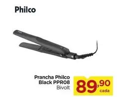 Oferta de Philco - Prancha Black PPR08 por R$89,9 em Carrefour