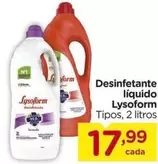 Oferta de Lysoform - Desinfetante Liquido por R$17,99 em Carrefour