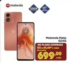 Oferta de Motorola - Moto GO4S por R$699 em Carrefour