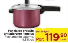 Oferta de Panelux - Panela De Pressão Antiaderente por R$119,9 em Carrefour