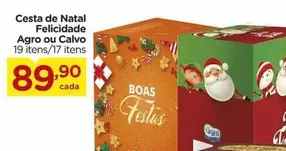 Oferta de Natal - Cesta De  Felicidade Agro Ou Calvo por R$89,9 em Carrefour