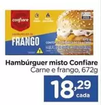 Oferta de Confiare - Hambúrguer Misto por R$18,29 em Carrefour