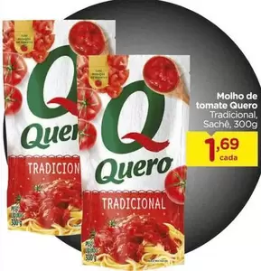 Oferta de Quero - Molho De Tomate por R$1,69 em Carrefour