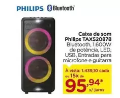 Oferta de Philips - Caixa De Som por R$95,94 em Carrefour